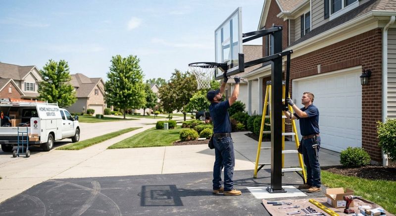 Basketball Goal Installation in Littleton, CO