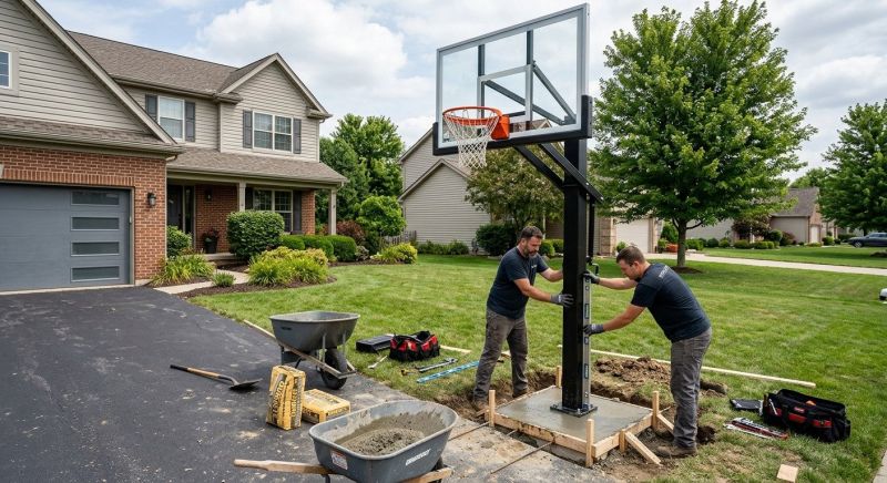 Basketball Goal Installation in Littleton, CO