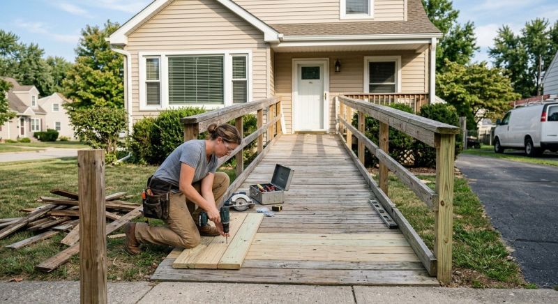 Handicap Ramp Repair in Alpharetta, GA