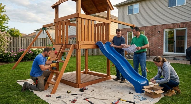 Jungle Gym Installation in Littleton, CO