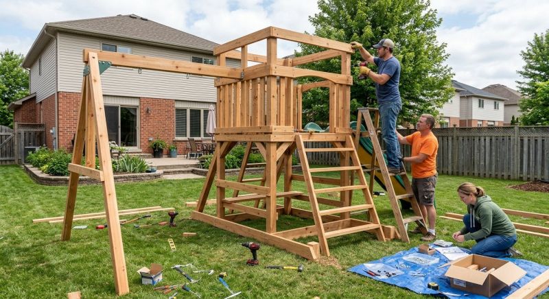 Playground Equipment Assembly in Conroe, TX