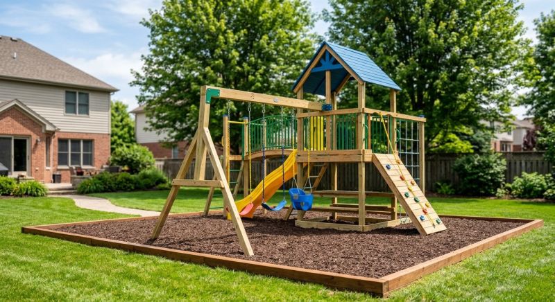Playground Installation in Conroe, TX