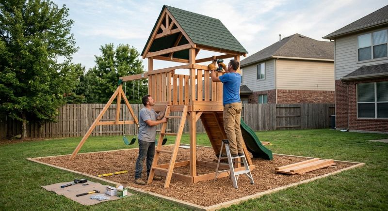 Playground Set Assembly in Boulder, CO