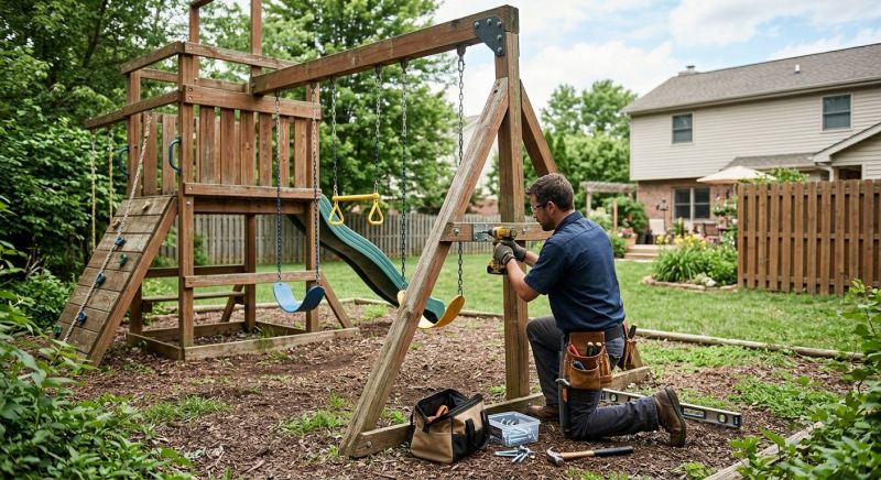 Playset Repair in Longmont, CO