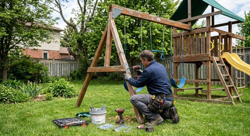 Playset Repair in Littleton, CO