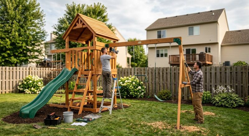 Sliding Board Installation in Olathe, KS
