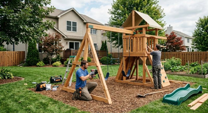 Sliding Board Installation in Denver, CO