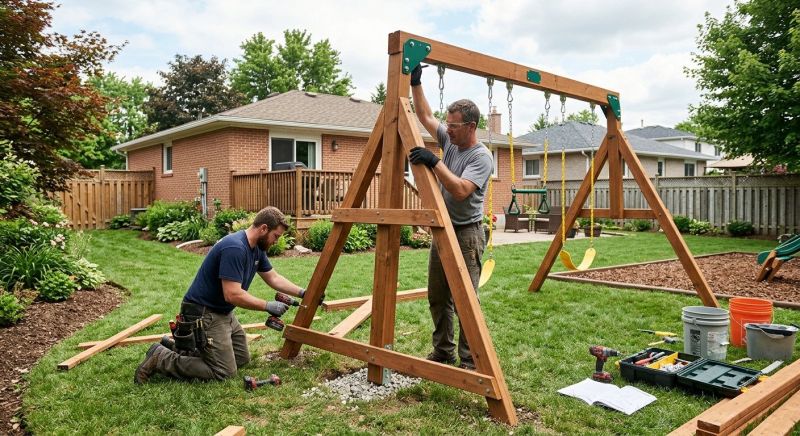 Swing Set Installation in Denver, CO