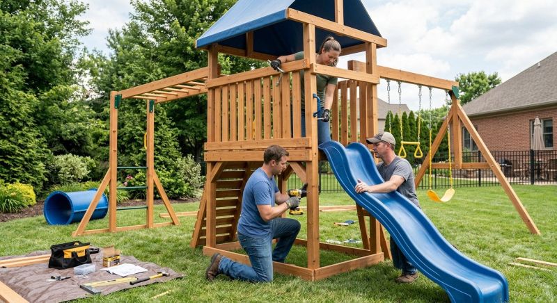 Swing Set Installation in Arvada, CO