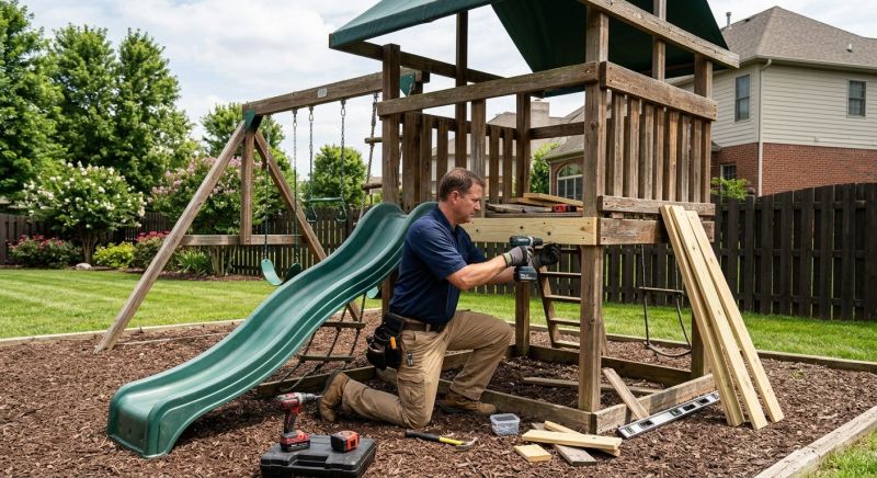 Swing Set Repair in Arvada, CO